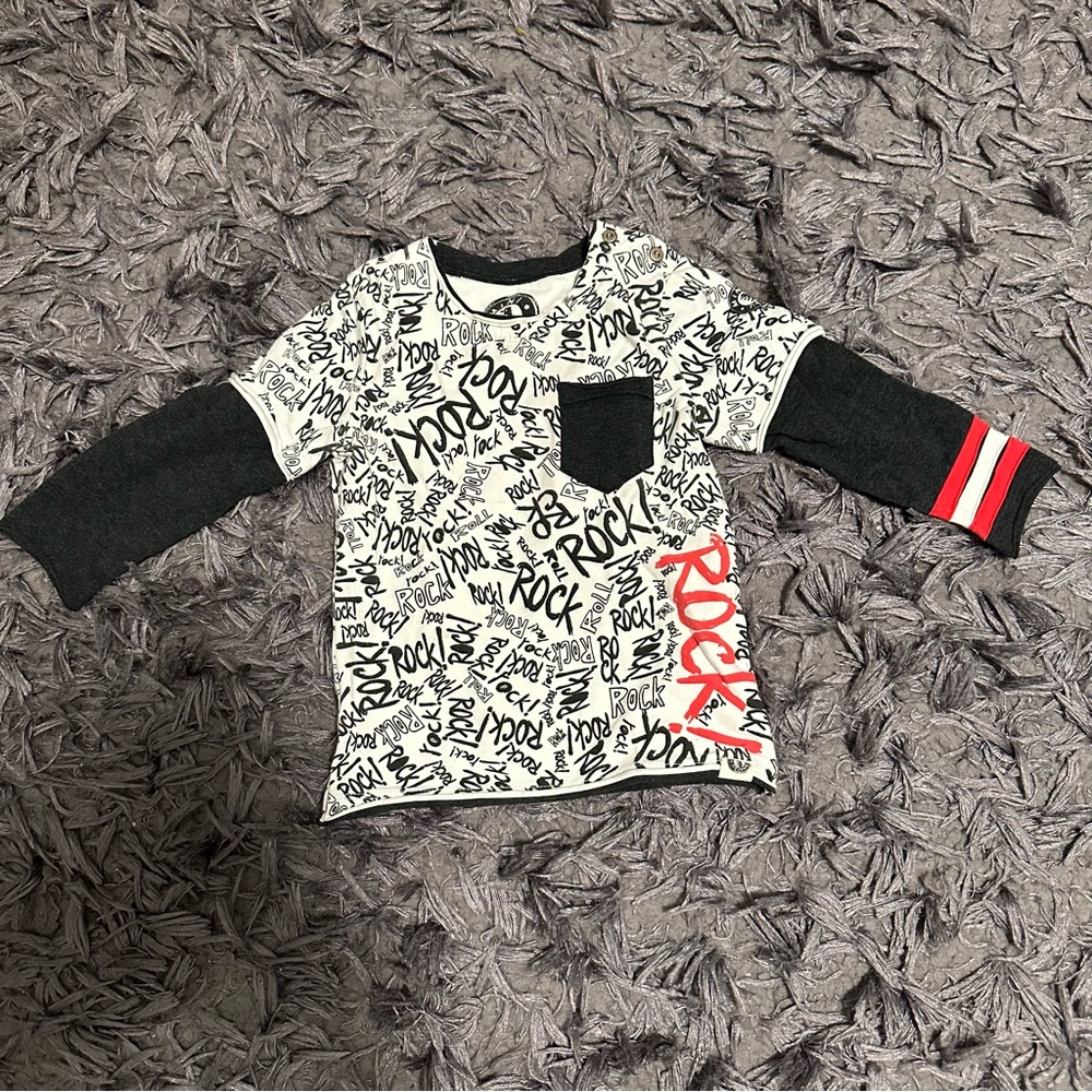 Mini Shatsu Rock Long Sleeve Shirt
